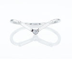 Chevron Baguette Diamond Ring - V Baguette Ring