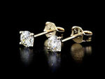 Stud Diamond Gold Earrings