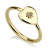 Heart Signet Ring - Pinky Ring