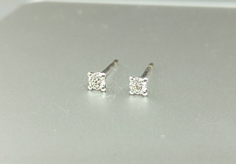Small Diamond Stud Earrings