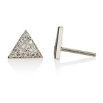 Triangle Diamond Minimalist Stud Earrings