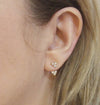 Diamond Earrings Ear Jackets