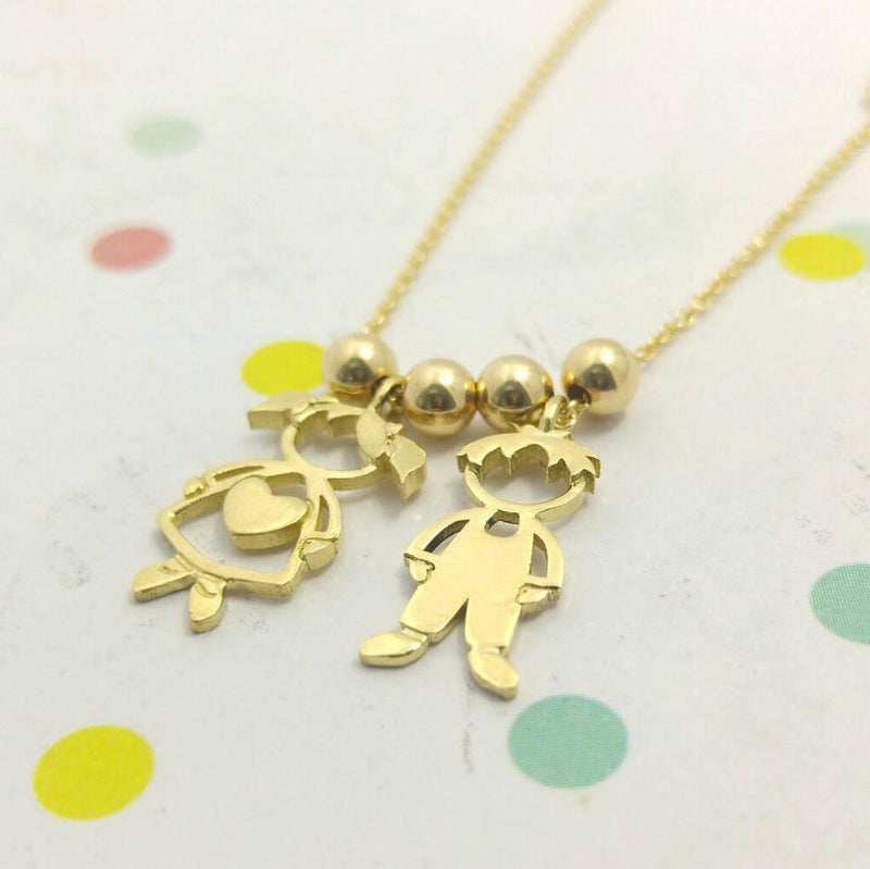 Baby Charm Gold Necklace Pendant