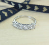 Five Stone Diamond Wedding Ring Band