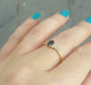 Sapphire Oval Cut Engagement Diamond Ring