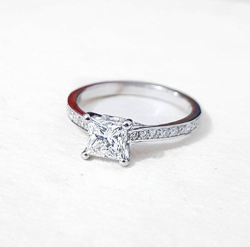 Princess Cut Engagement Ring 