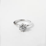 0.90 Carats Solitaire Tiffany Engagement Ring