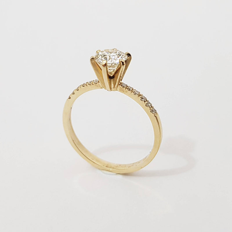 Promise Diamond Engagement Ring