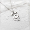 Girl necklace 14K Gold Charm