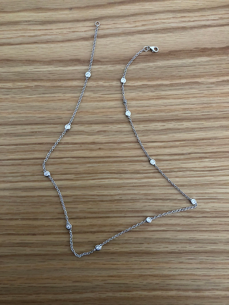 Diamond By The Yard Necklace Pendant