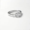 Art Deco Asscher Cut Engagement Ring